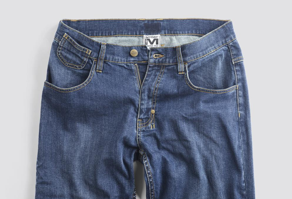 Jeans da lavoro elasticizzato blu Ranch - immagine 4