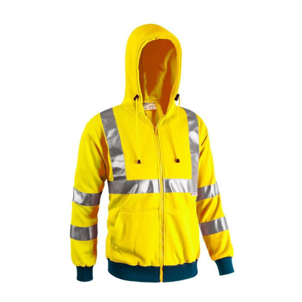 Felpa da lavoro full zip con cappuccio 7680 Socim - immagine 2