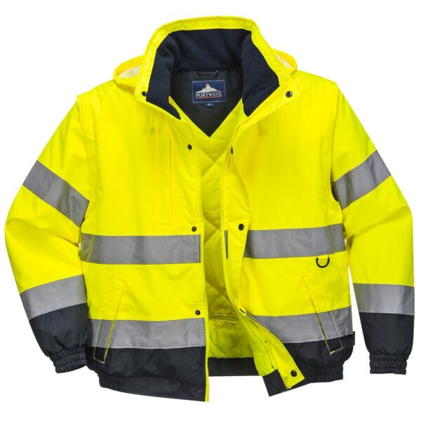 Bomber 2 in 1 Hi-Vis C468 - immagine 2
