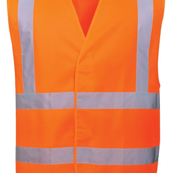 Gilet ad alta visibilità con due bande e bretelle C470 Vest-port