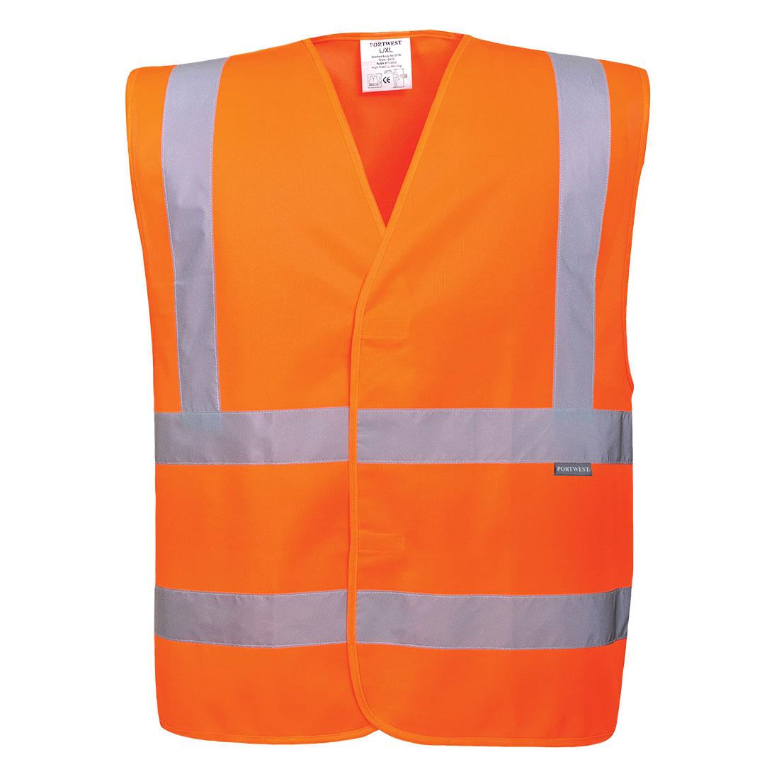 Gilet ad alta visibilità con due bande e bretelle C470 Vest-port - immagine 3