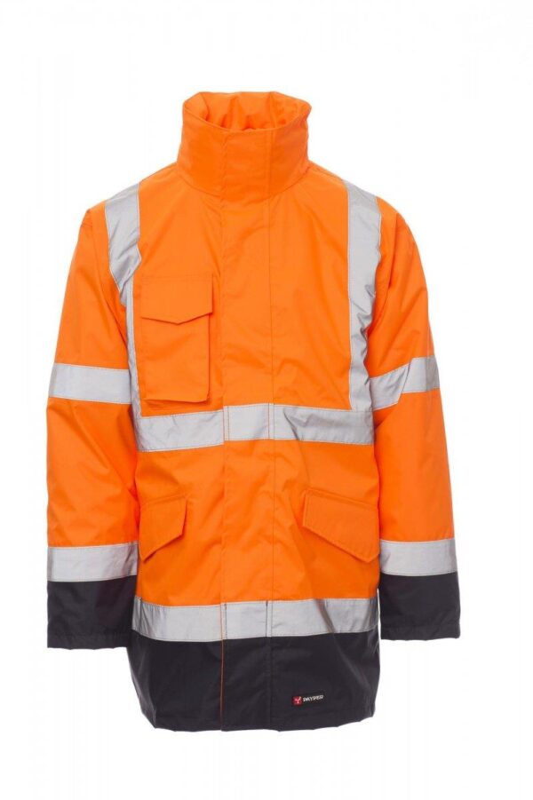 Parka triplo da lavoro alta visibilità Dockyard