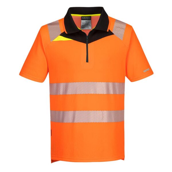 Polo da lavoro alta visibilità DX412 S/S - immagine 2