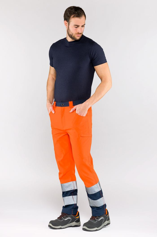 Pantalone softshell alta visibilità Ecolight
