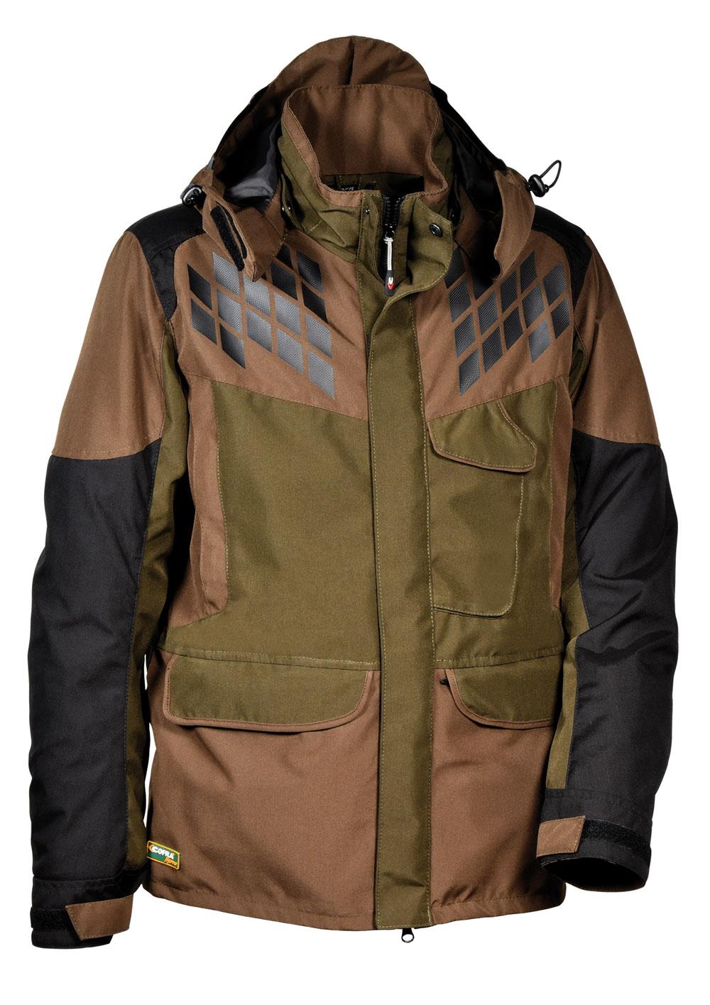 C.B.F. Balducci Giacca GORE-TEX Impermeabile E Antivento – Guscio Bicolore Alta Visibilità Con Cuciture Nastrate