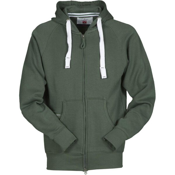 Felpa da uomo fullzip con cappuccio Dallas+