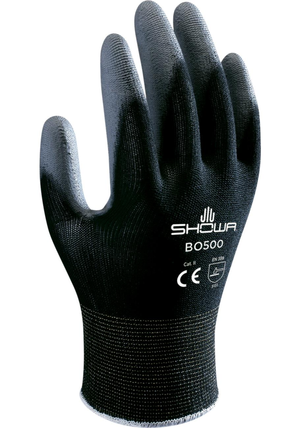 Guanto da lavoro B0500 Black Confezione da 10 paia
