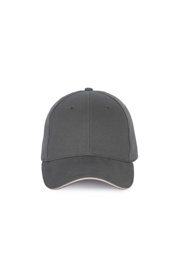 Cappellino con visiera sandwich KP185 - immagine 5