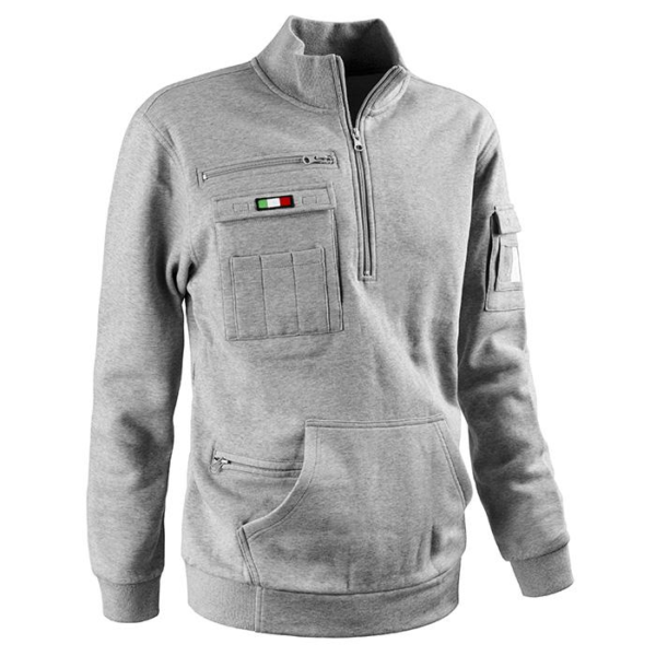 Felpa mezza zip da lavoro Tank - immagine 2