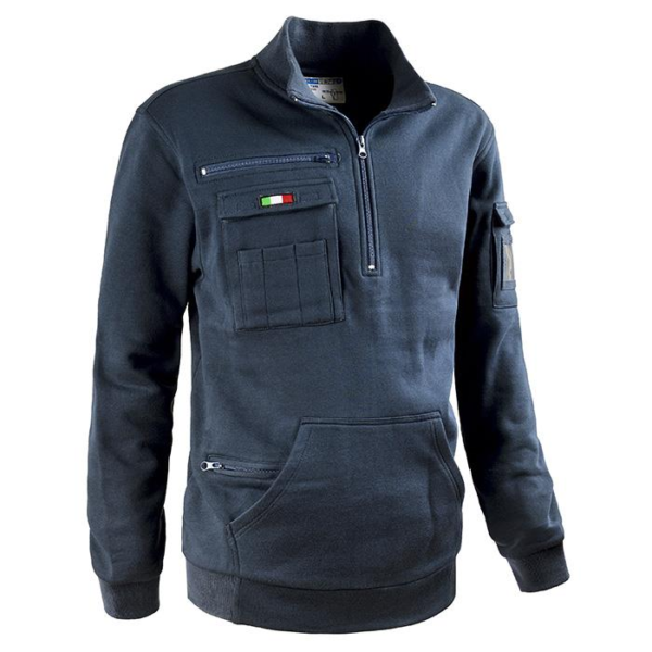 Felpa mezza zip da lavoro Tank - immagine 4