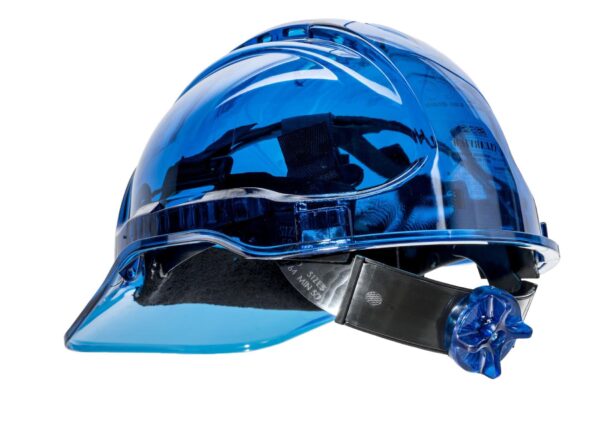 Elmetto da lavoro Peak View Ventilato Chiusura a Cremagliera PV60 - immagine 2