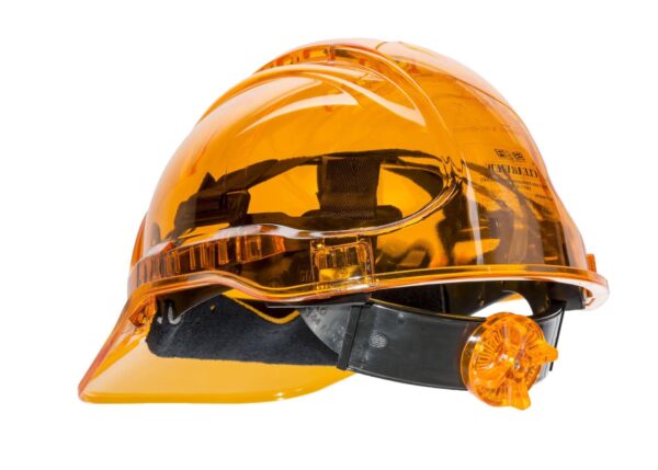 Elmetto da lavoro Peak View Ventilato Chiusura a Cremagliera PV60 - immagine 3