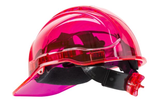 Elmetto da lavoro Peak View Ventilato Chiusura a Cremagliera PV60 - immagine 6
