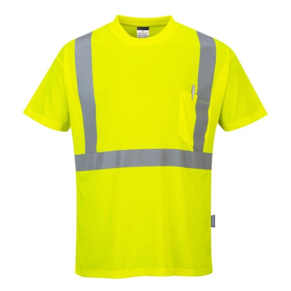 T-Shirt con taschino Hi-Vis S190 - immagine 2