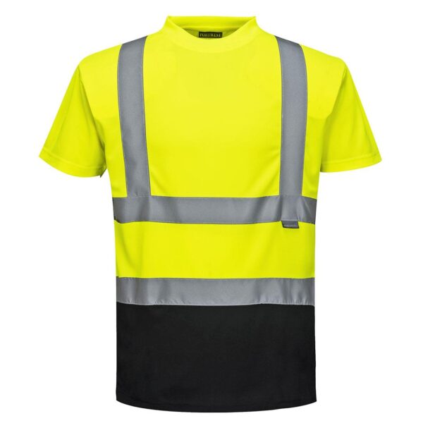 T-shirt bicolore Hi-Vis S378 - immagine 2