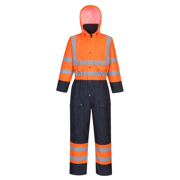 Tuta bicolore Hi-Vis foderata S485