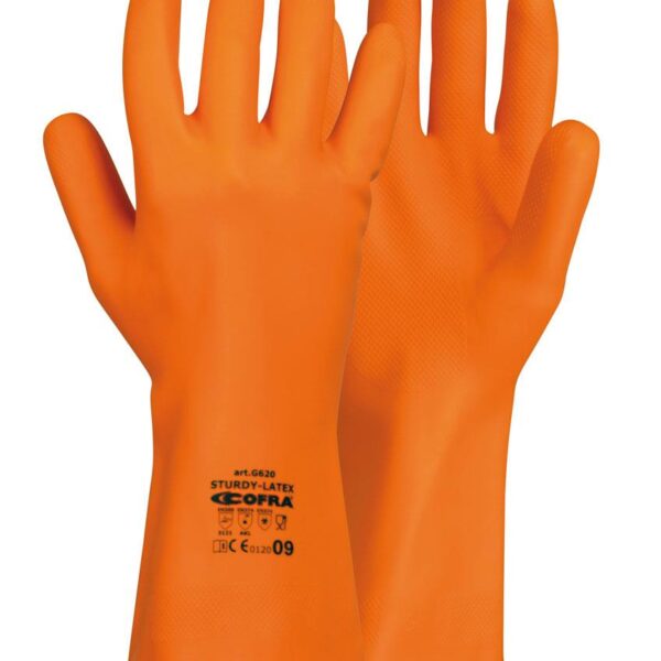 Guanto in lattice Sturdy-Latex Confezione da 12 paia