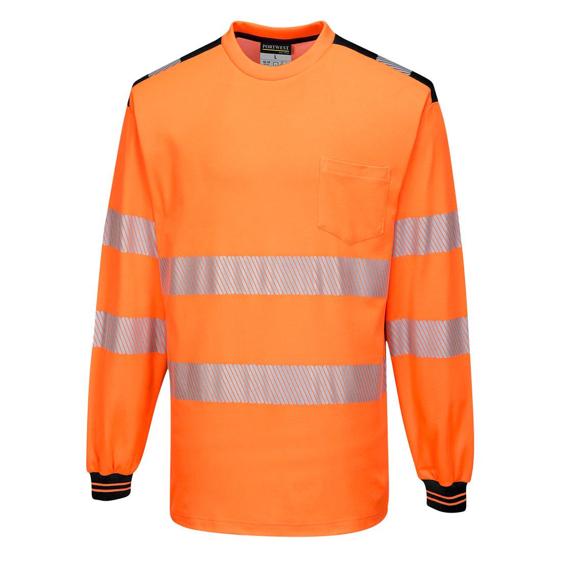 PW3 T-Shirt manica lunga Hi-Vis T185