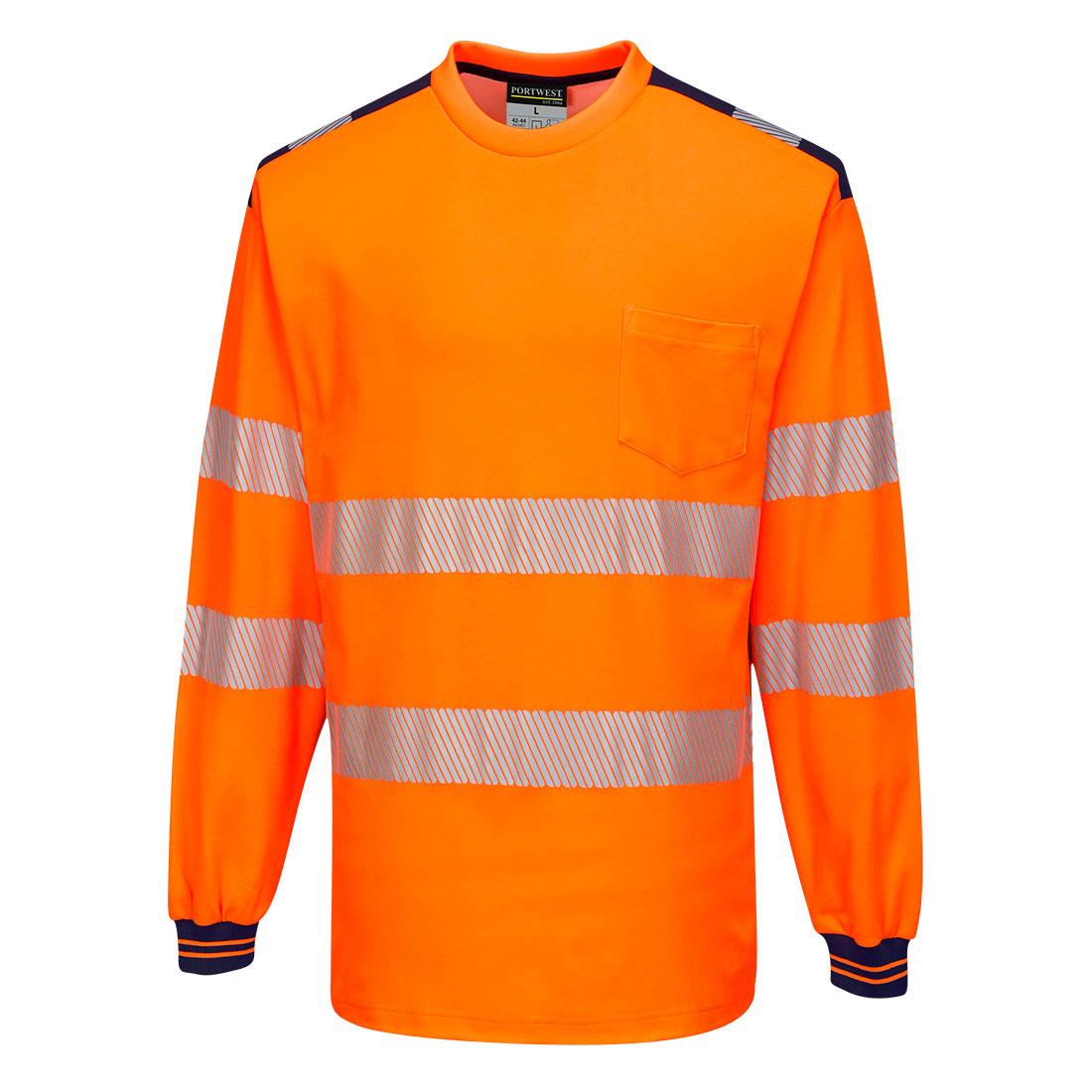 PW3 T-Shirt manica lunga Hi-Vis T185 - immagine 2