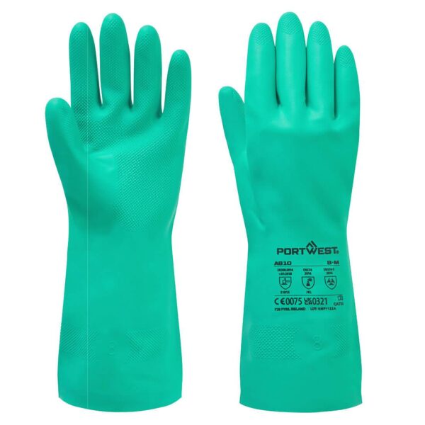 Guanto protezione chimica Nitrosafe A810 Confezione da 12 paia