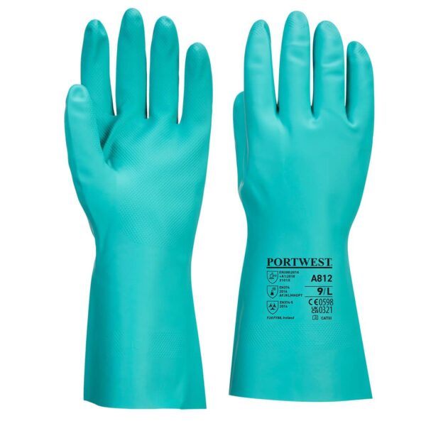 Guanto protezione chimica Nitrosafe Plus A812 Confezione da 12 paia