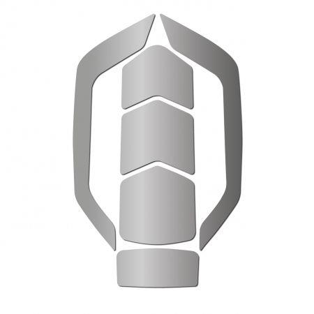 Adesivi Riflettenti Per Casco Moto The Punisher - Logo E Bandiera Nera, 7x9 Cm, Alta Visibilità Notturna