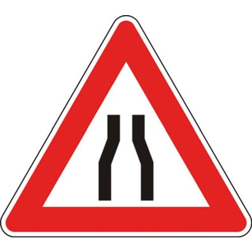 Cartello stradale Strettoia simmetrica
